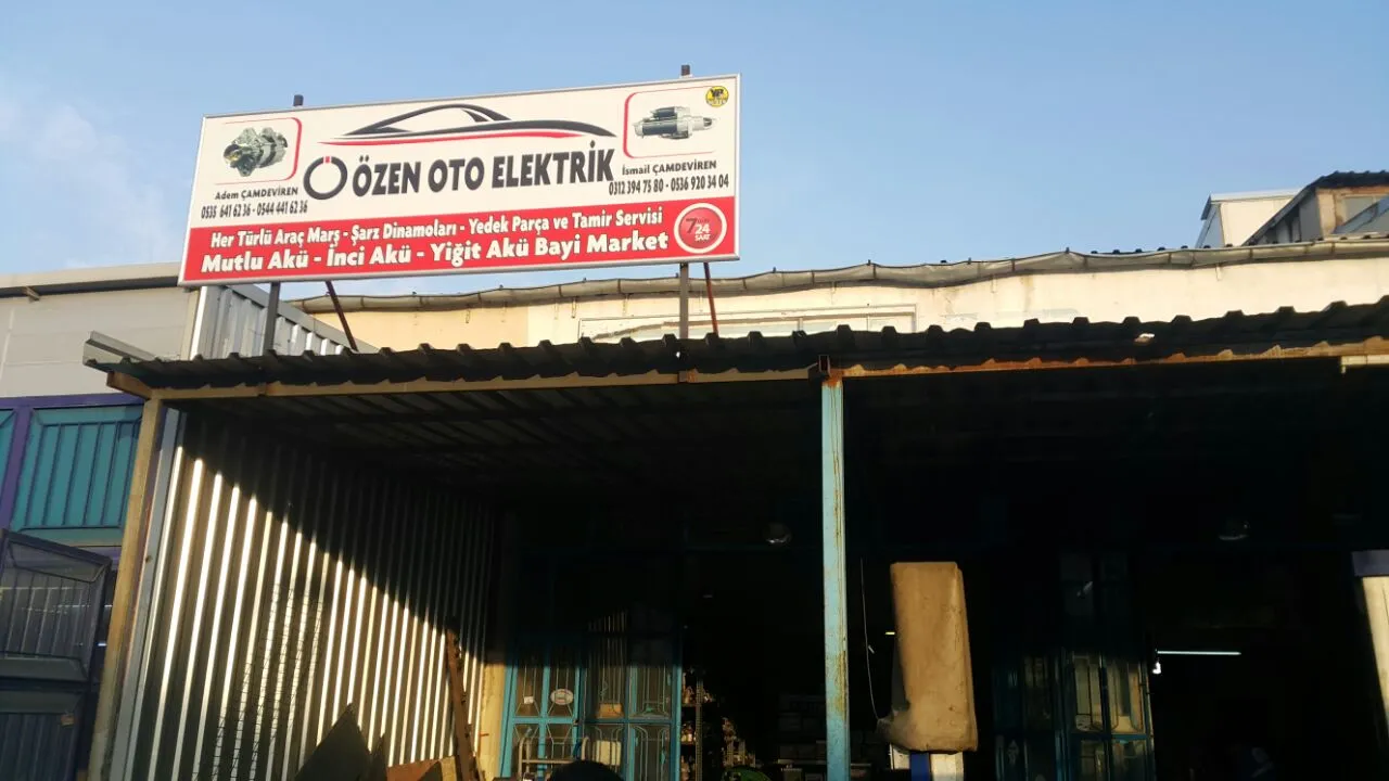 ÖZEN OTO ELEKTRİK İVEDİK ANKARA logosu