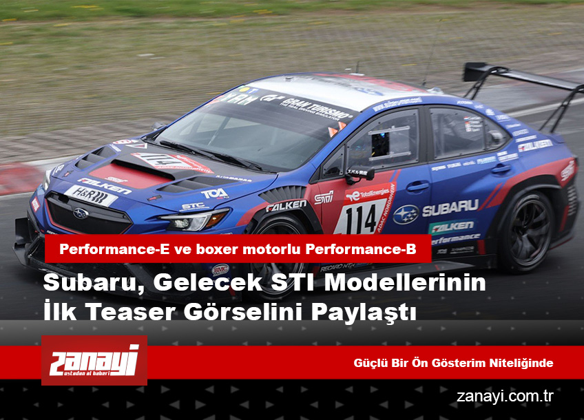 Subaru, gelecek STI modellerinin ilk teaser görselini paylaştı
