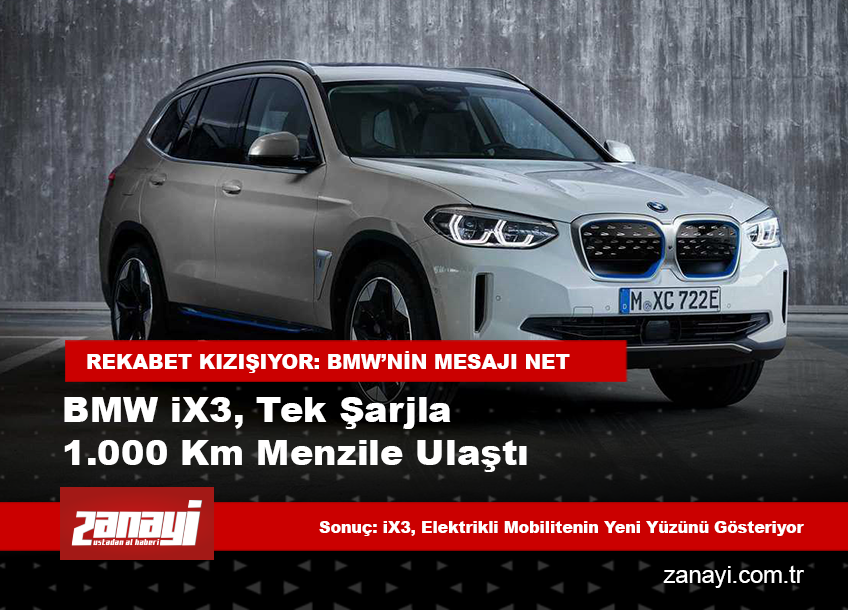 BMW iX3, tek şarjla 1.000 km menzile ulaştı: Elektrikli SUV sınıfında yeni bir eşik