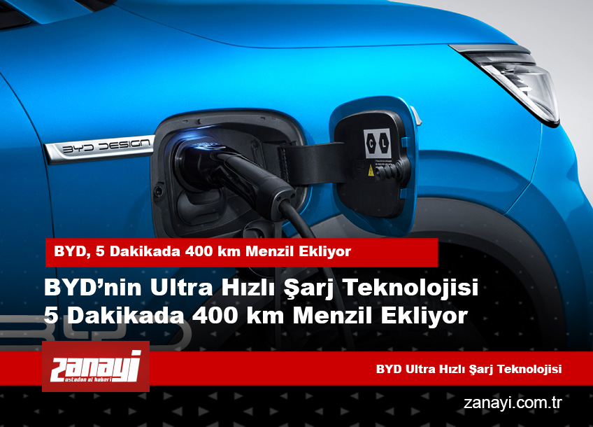 BYD, 5 Dakikada 400 km Menzil Sunuyor
