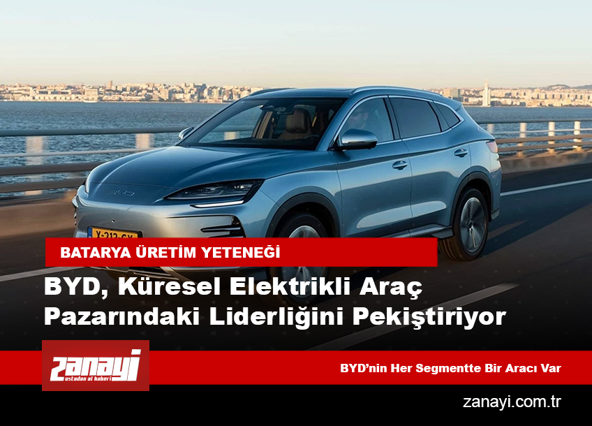 BYD, Küresel Elektrikli Araç Pazarındaki Liderliğini Pekiştiriyor: Çinli Devin Yükselişi Durmak Bilmiyor