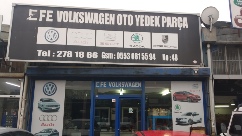 Efe Volkswagen Oto Yedek Parça Ankara logosu