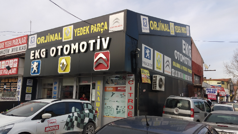 EKG Otomotiv Peugeot Yedek Parça Ankara logosu