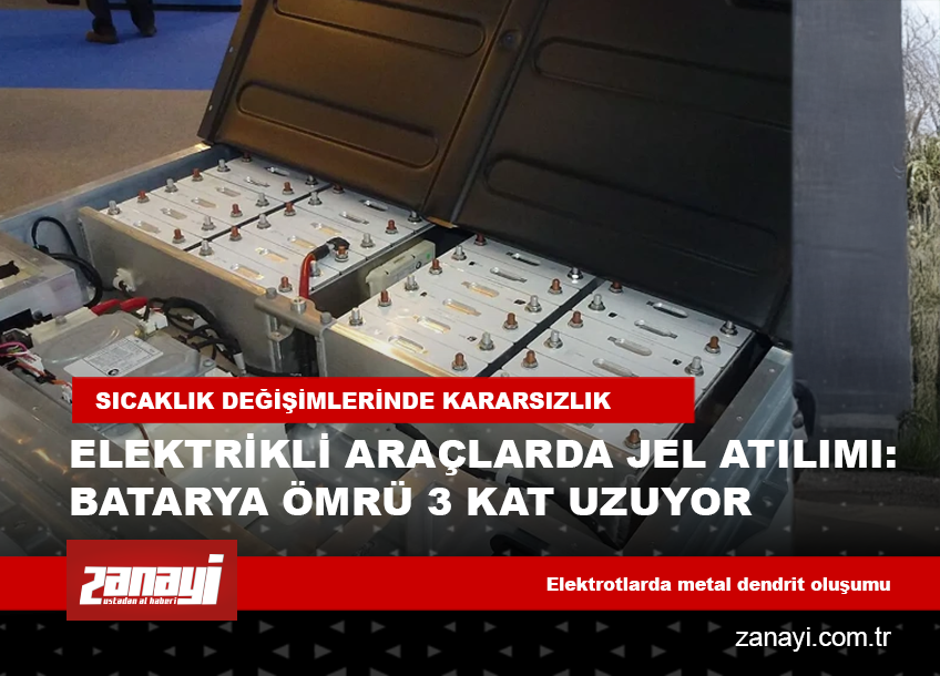 Elektrikli Araçlarda Jel Elektrolit Atılımı: Batarya Ömrü 3 Kat Uzuyor