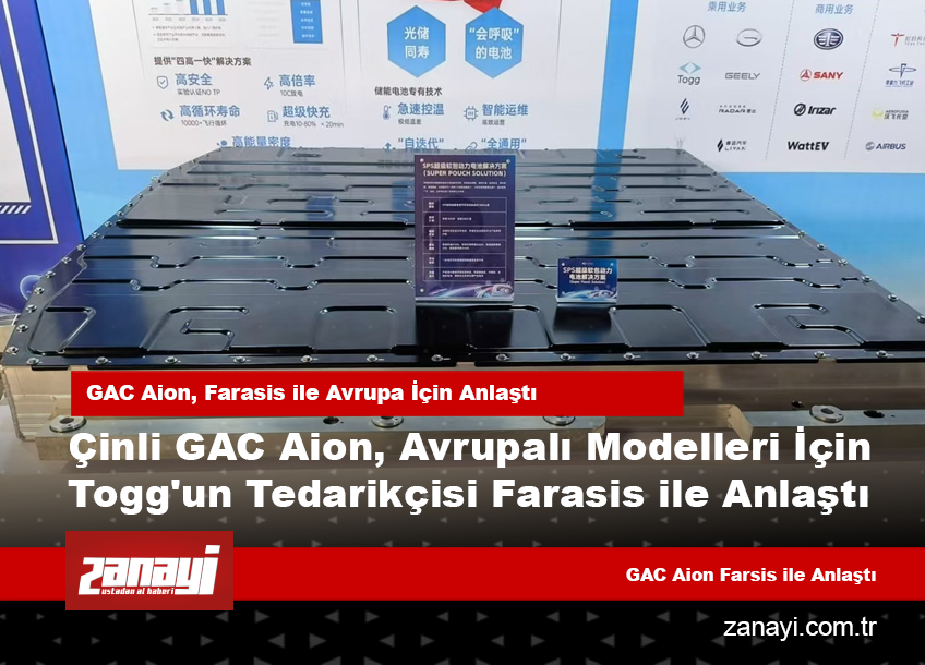 GAC Aion, Farasis ile Avrupa İçin Anlaştı