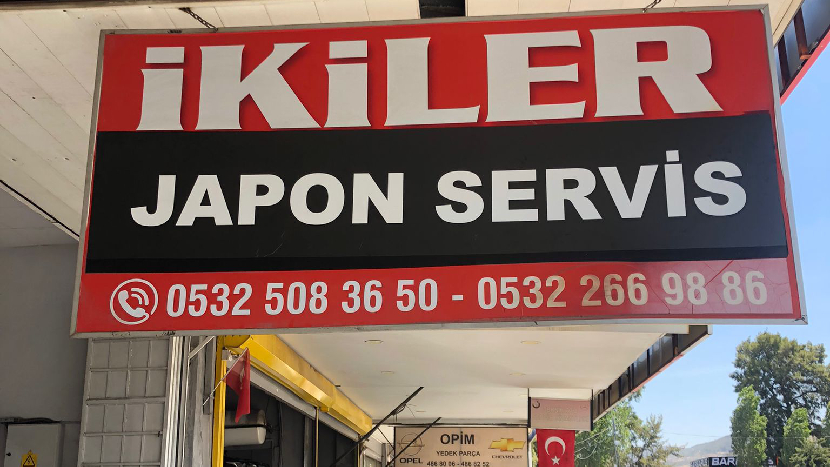 İkiler Japon Oto Tamir Servisi İzmir logosu