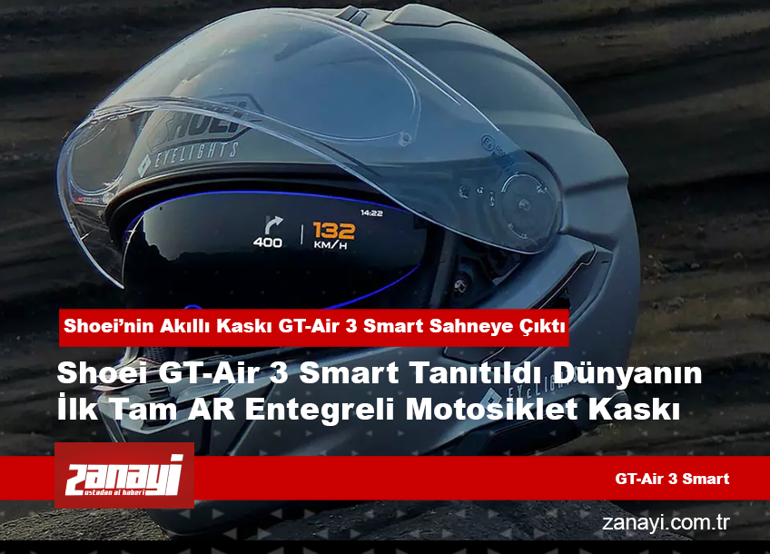 Shoei’nin Akıllı Kaskı GT-Air 3 Smart Sahneye Çıktı