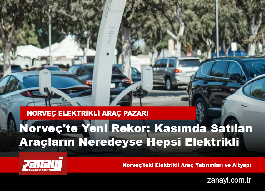 Norveç'te Yeni Rekor: Kasımda Satılan Araçların Neredeyse Hepsi Elektrikli