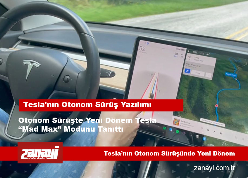 Otonom Sürüşte Yeni Dönem Tesla “Mad Max” Modunu Tanıttı