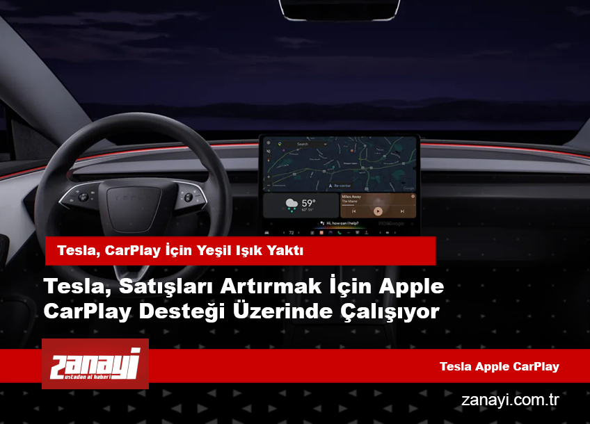 Tesla, CarPlay İçin Yeşil Işık Yaktı