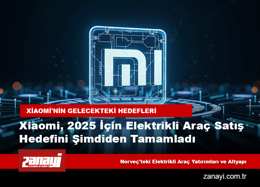 Xiaomi, 2025 İçin Elektrikli Araç Satış Hedefini Şimdiden Tamamladı